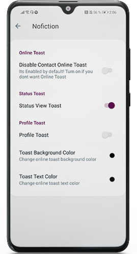 Configuración de notificaciones de WhatsApp Plus